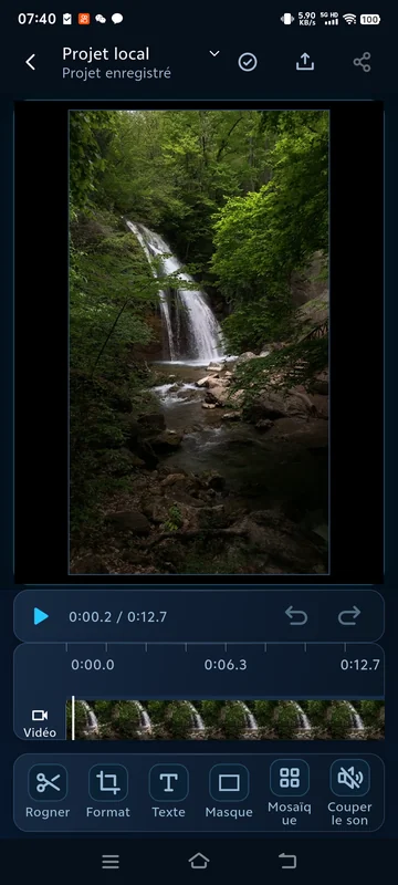Prévisualiser et modifier une vidéo verticale